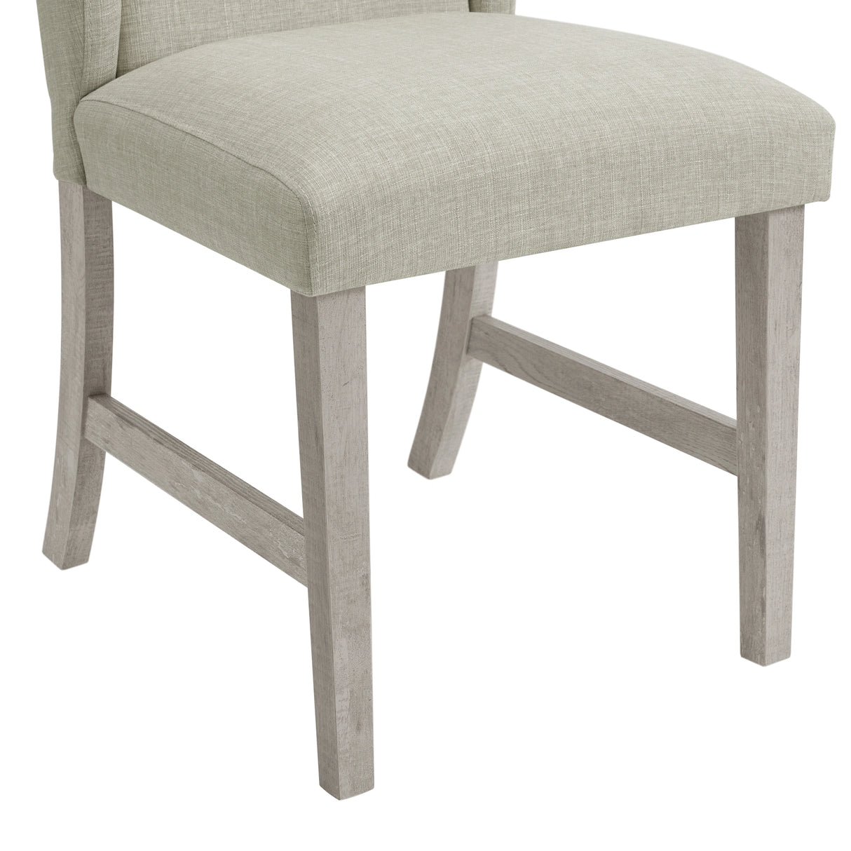 Eleanor Standard Height Dining Set in White-Rectangular Table and Four Chairs