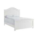 Kona Panel Bed in White