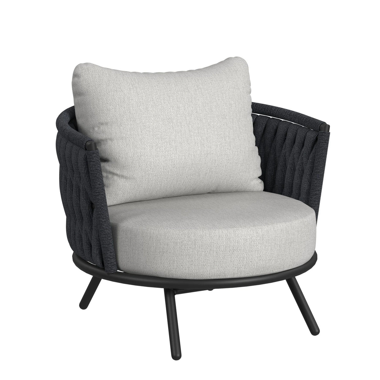 Bali Chairs with Olefin Grey in Dark Grey (2 Per Carton)