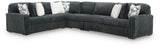 Midnight-Madness Sectional - Gunmetal