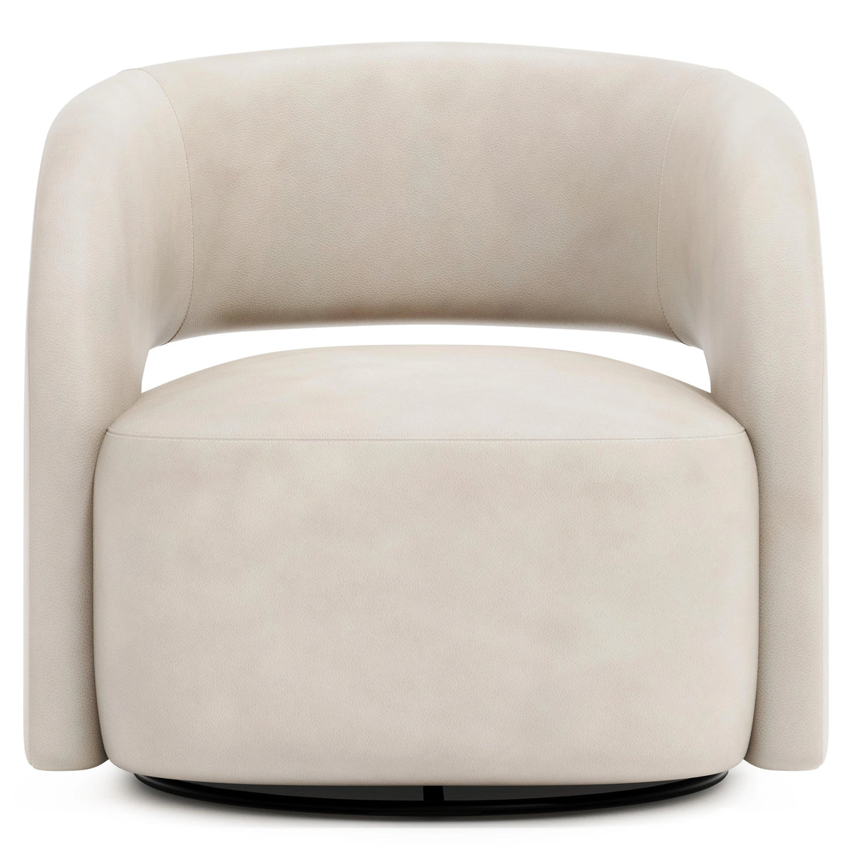 Chloe Leather Swivel Chair