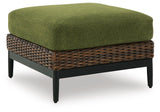 Horizon Hall Outdoor Ottoman with Cushion