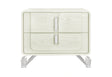 Lyra Beige Nightstand with USB