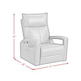 Eco P1 Recliner with Glider and Swivel