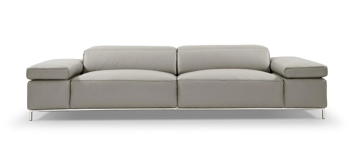 J&M Furniture I800 Sofa in Light Grey