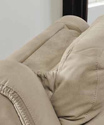 Next-Gen DuraPella Power Reclining Loveseat with Console - galleria furniture outlet