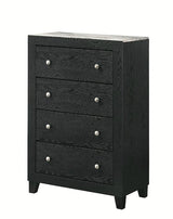 Crown Mark Furniture Cadence 4 Drawer Chest in Black image