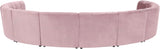 Limitless Pink Velvet 10pc. Modular Sectional