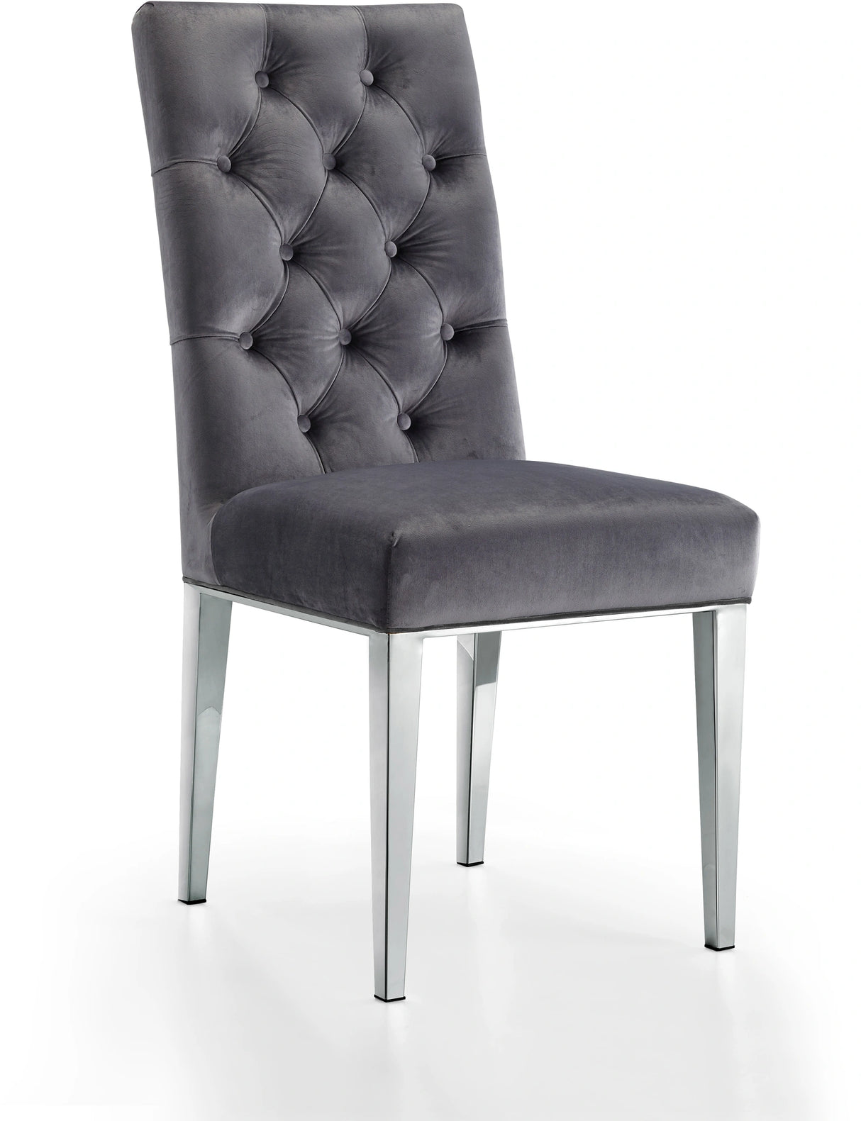 Juno Grey Velvet Dining Chair