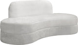 Mitzy Cream Velvet Sofa