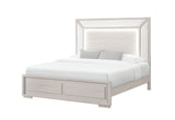Clara Beige Bed with LED