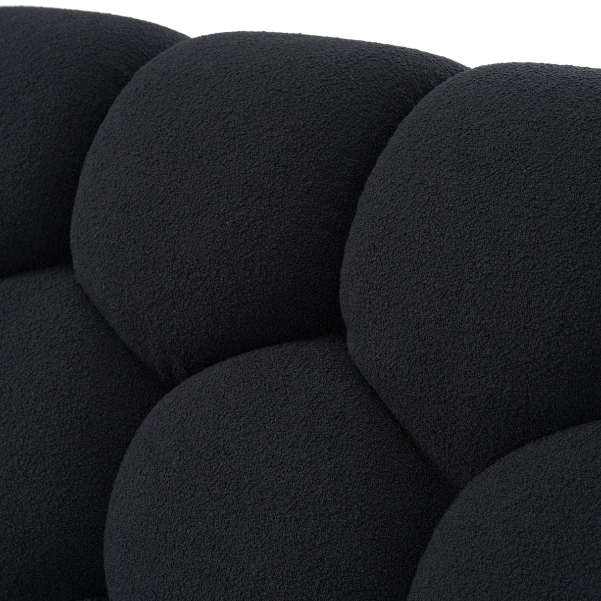 Yolonda - Modern Black Fabric Bed