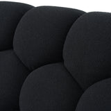 Yolonda - Modern Black Fabric Bed