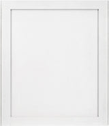 Modernist White Gloss Mirror