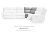 Social Pointe Reclining Sectional with Storage Consoles