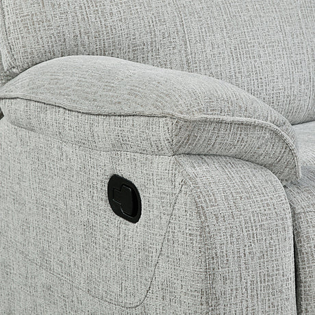 Chablis Glider Recliner W/Heat & Massage-Mist Gray