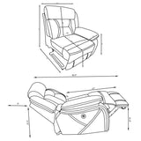 Higgins Reclining Sectionals