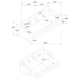 Jacana Sofa with Power Chaise
