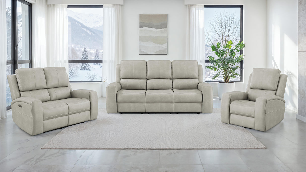 Brickston Triple Power Reclining Sofa Set