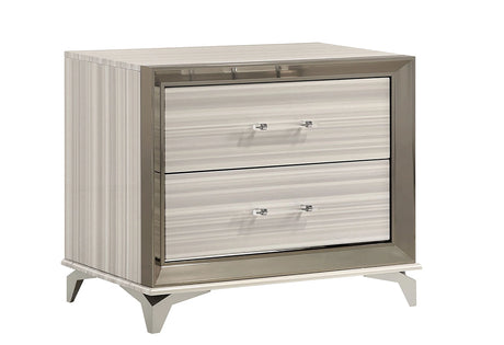 Zambrano White Nightstand