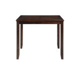 GIA 5PC 42" SQUARE COUNTER TABLE & 4 CHAIRS-CHERRY