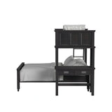 Hampton Kids Over Loft with Ladder and Desk with Speaker