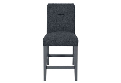 Monaco Dark Grey Bar Table and 4 Monaco Dark Grey Bar Stools