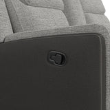 Hornet Motion Glider Loveseat with Console in Rancho Grey