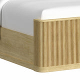 Sylvie UPH Bed with White Fabric