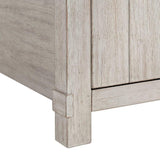 Elements International Scott Queen Platform Storage Bed in White