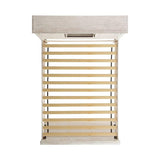 Elements International Scott Queen Platform Storage Bed in White