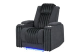 U8000 Power Recliner with Power Headrest and LED