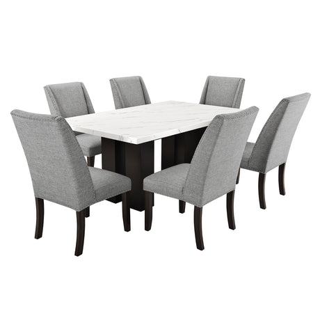 Faust Dining Chair (2 Per Carton)-Gray