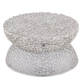 T3704-35 COFFEE TABLE SILVER