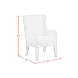 Avalanche Standard Height Dining Set in Antique White-Table and Four Chairs