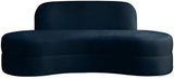 Mitzy Navy Velvet Sofa