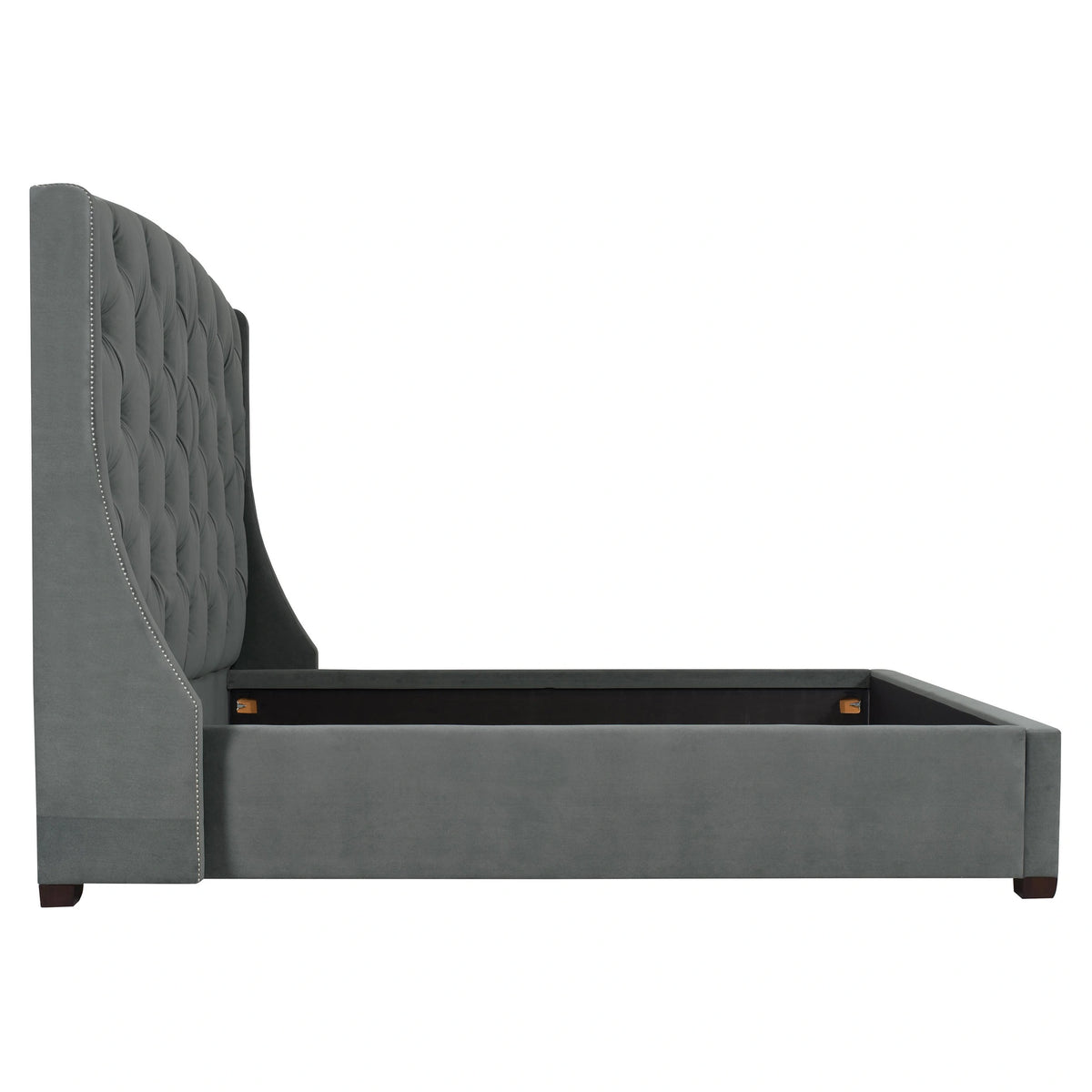 Jordan Fabric Shelter Bed Queen (64" H)