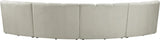 Infinity Cream Velvet 4pc. Modular Sectional