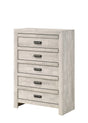 Crown Mark Furniture Valor 5 Drawer Chest in Gray image
