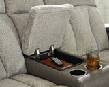 WhipLash Power Reclining Loveseat with Console
