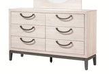 Crown Mark Furniture Veda 6 Drawer Dresser in Beige image