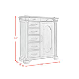 Kings Court Storage Bedroom Set