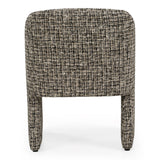 Oldford - Modern Beige + Black Fabric Dining Chair