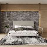Bergeron - Contemporary Cream Woven Fabric Bed