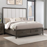 Landon 5/0 Q Headboard-Walnut