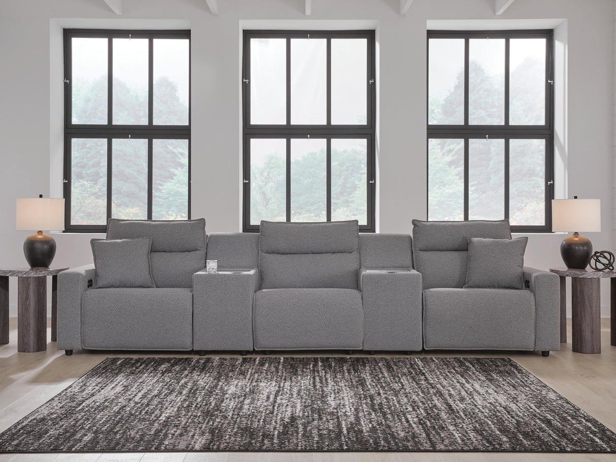 Modmax II Power Reclining Sectional with Consoles
