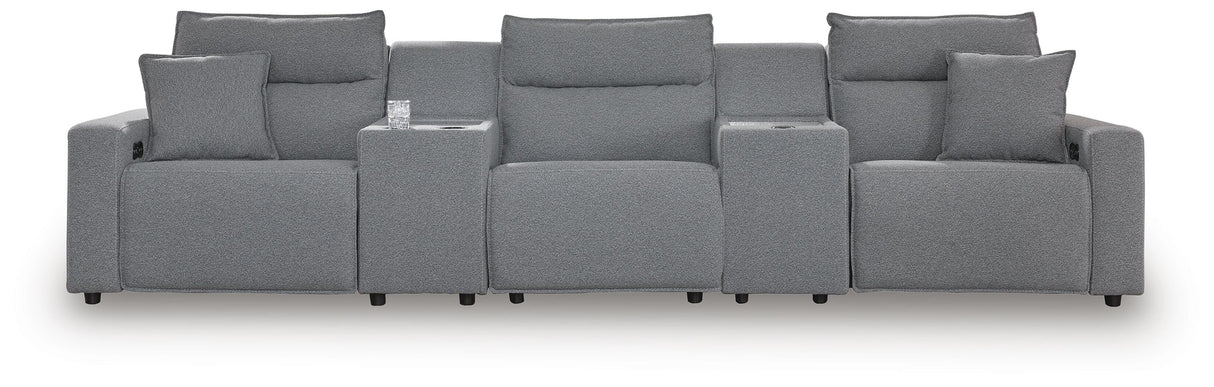 Modmax II 5-Piece Reclining Sectional with Consoles