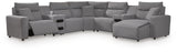 Modmax II Power Reclining Sectional with Chaise and Audio Consoles