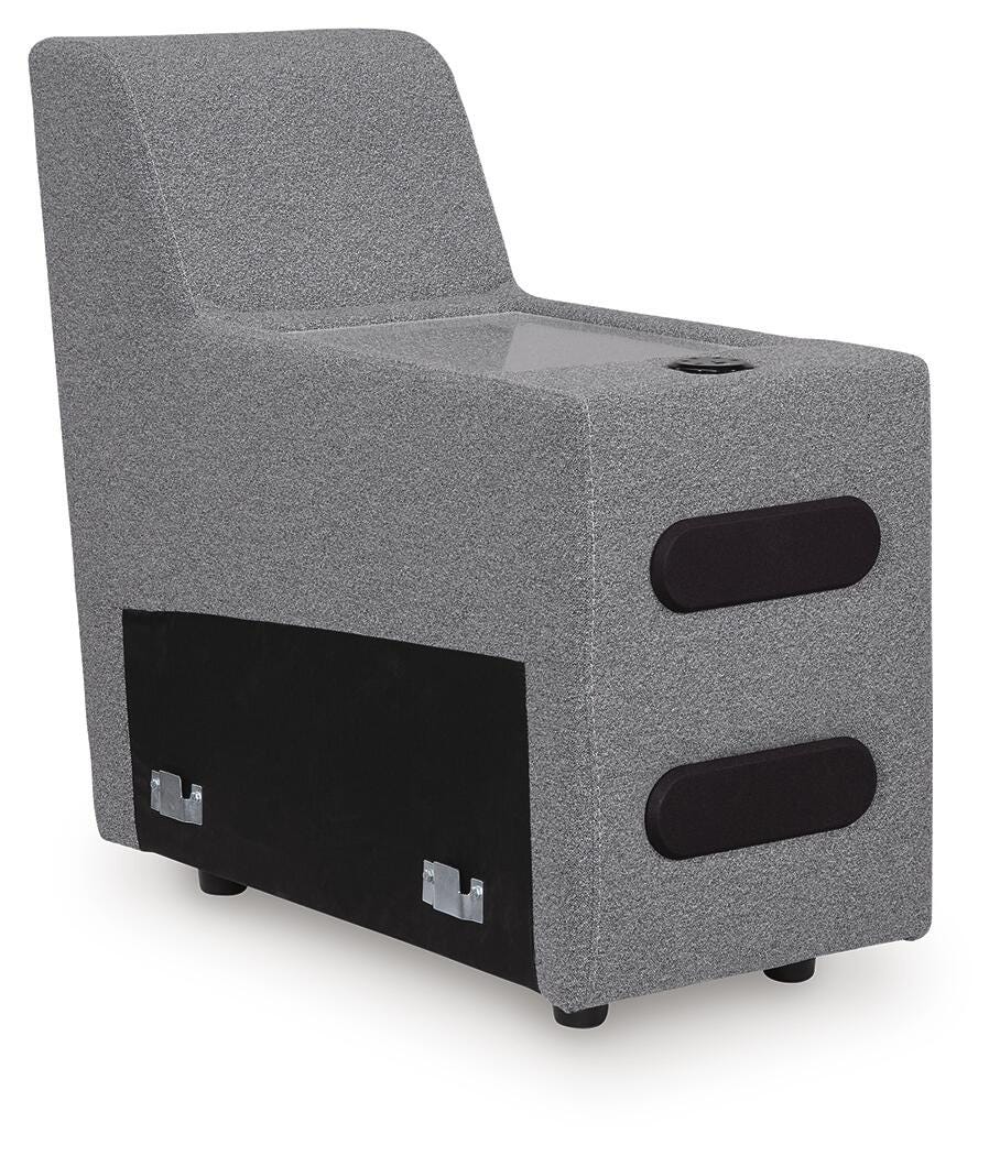 Modmax II Reclining Sectional with Double Chaise and Audio Consoles