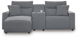 Modmax II Power Reclining Sectional with Chaise and Console